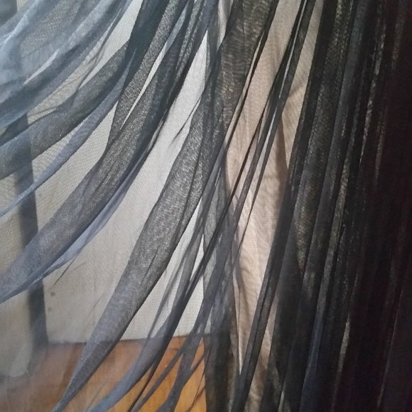 Badgley Mischka Black Long Dress Size 8 - Picture 5 of 14